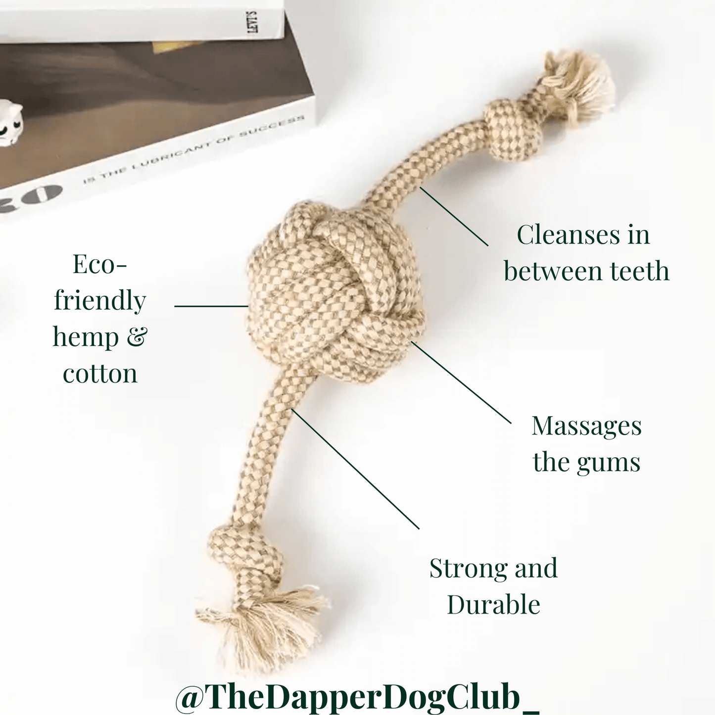 Eco-Friendly Hemp Ball and Whip