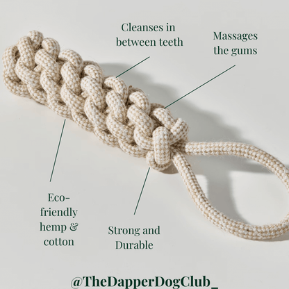 Eco-friendly Hemp Cobb Toy