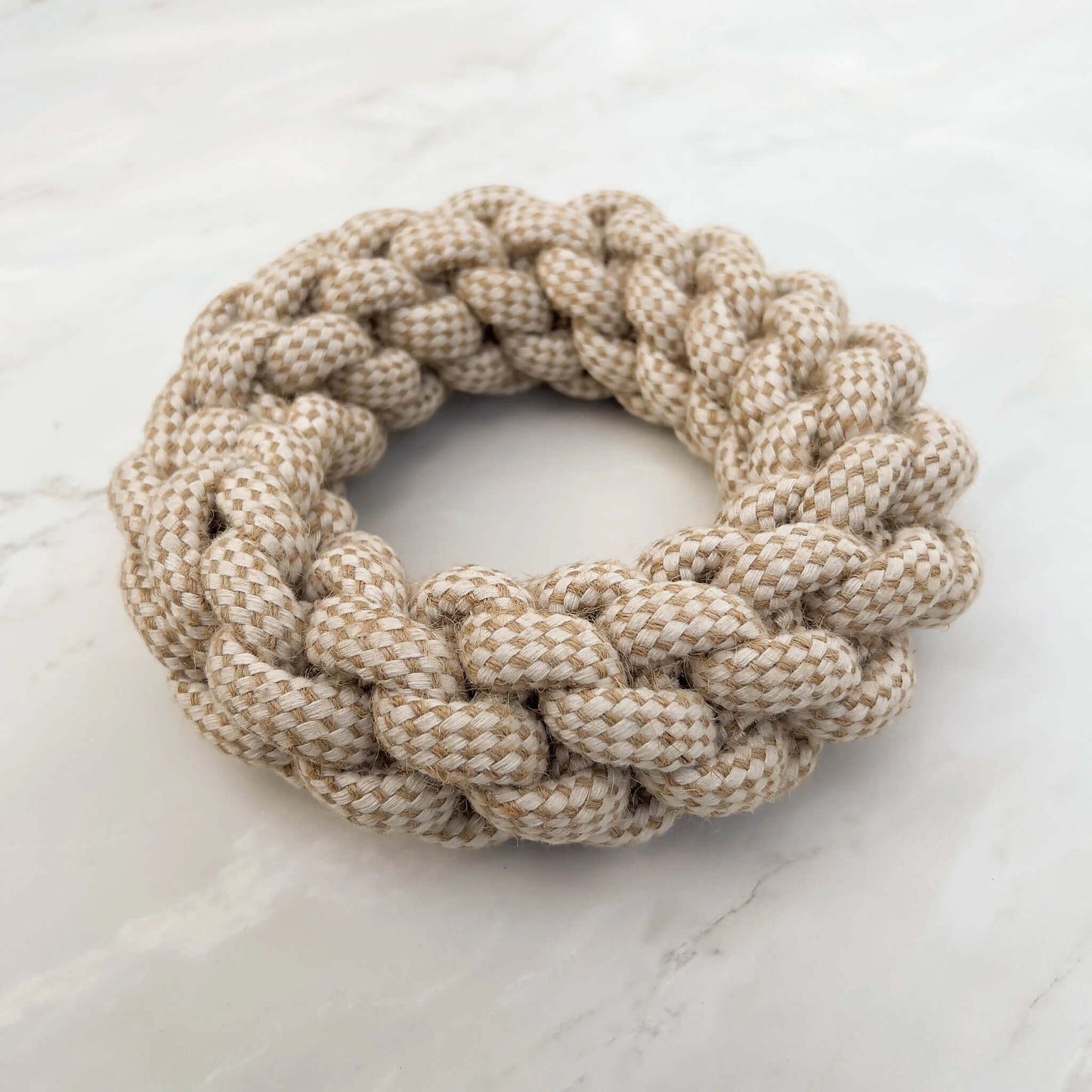 Hemp Rope Ring Toy | Hemp Rope Ring | The Dapper Dog Club